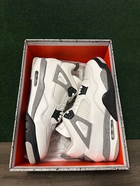 Jordan 4 Retro ‘White Cement’ Size 14
